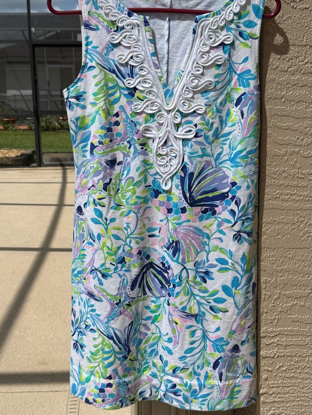 🌴Lilly Pulitzer Harper Shift Dress Floral Soutache Multicolor S🌴 - Picture 2 of 7